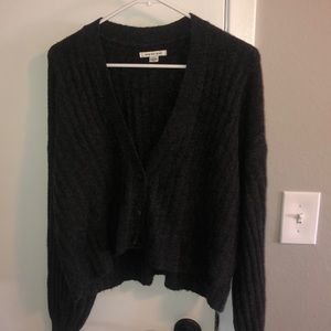 AE Cropped Button Up Cardigan
